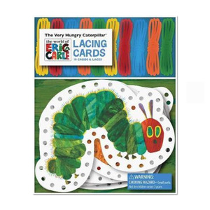[Galison Books] 에릭칼 굿즈 The Very Hungry Caterpillar Lacing Cards(paperback)